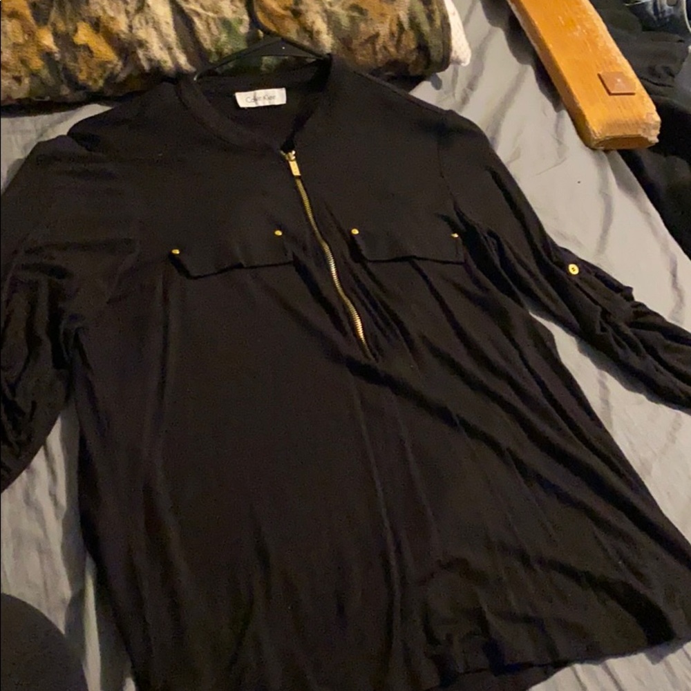 Black Calvin Klein dress up shirt